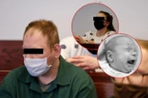 Jeden wielki siniak Wiktorek miał tylko miesiąc, ojciec skatował go na śmierć. Liczne złamania, obrażenia głowy. Nie do wiary