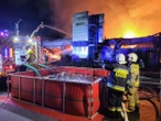 NOCNA AKCJA SŁUŻB Ogromny pożar tartaku. Strażacy walczyli z żywiołem przez całą noc