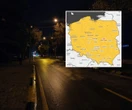 Alerty pogodowe Noc z ostrzeżeniami IMGW. Cała Polska na żółto