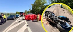 dramat Śmierć 44-letniego motocyklisty pod Malborkiem. Śledczy podali wstępną przyczynę tragedii