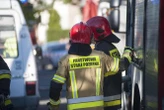 Zderzenie ciężarówek przewożących czołgi niedaleko Szczecina! Wybuchł pożar