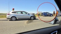 Znamy szczegóły! Zderzenie dwóch aut na S5 w Żninie! Trzy osoby trafiły do szpitala [ZDJĘCIA]