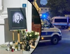 BRUTALNY ATAK Przed budynkiem UW wystawiono zdjęcie zabitej 53-latki. "Była żoną i matką trójki dz…