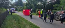 Dramat na drodze! Rowerzysta nie żyje po zderzeniu z ciągnikiem! Tragiczny wypadek w Mieczkowie