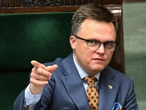 Kontrowersyjna wypowiedź marszałka Spór Hołowni i Tuska o "zamach stanu". Co dalej z koalicją?