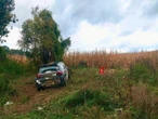 Szok! Wypadek na trasie Rajdu Nyskiego. Rajdówka wjechała w ludzi. Są poszkodowani!