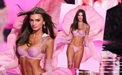 Na pokazie Victoria's Secret Gwiazda polskiego pochodzenia kusiła na potęgę! Różowe wdzianko niewiele zasłoniło