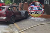 Straszna śmierć 53-latka zginęła w płonącym aucie! Wcześniej uderzyła w ogrodzenie. Makabryczny wypa…