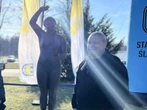 Piękne chwile na Stadionie Śląskim Ojciec zmarłej mistrzyni olimpijskiej nie mógł ukryć wzruszenia. Kamila Skolimowska …
