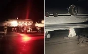 Maszyna obróciła się i hamowała Pękła opona w samolocie z prezydentem! O włos od katastrofy