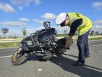 dramat w wielkopolsce! Motocyklista uderzył w barierę i zginął na miejscu! Tragiczny wypadek na S5
