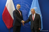 Bezpieczeństwo i dyplomacja na forum ONZ Mocne kadry z Nowego Jorku. Nawrocki z Guterresem, Baerbock i liderami Bałtyku