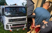 Piraci drogowi Szef firmy transportowej wylądował w rowie