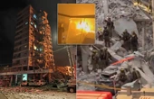 Przerażający film Rakieta trafiła prosto w blok w Izraelu. Wideo pokazało moment tragedii