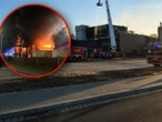 Pożar Pożar hali w Szczecinie. Mieszkańcy otrzymali alert RCB