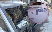jest nagranie! Radiowozy poszły z dymem. 14-latek podłożył ogień i trafił w ręce policji