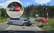 TEN FILM TO PRZESTROGA Pirat drogowy staranował dwa auta. Policja ujawniła nagranie