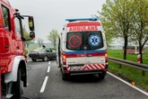 ŚMIERTELNY WYPADEK Dramat w Majdanie. Nie żyje motocyklista. Pasażerka walczy o życie