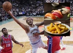 Kulinarne zwyczaje Polaka w NBA Tak Jeremy Sochan lubi jadać w Teksasie. Ale to wcale nie są potrawy wielkanocne...