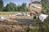 Wypadek lotniczy Szybowiec runął na ziemię. Pilot wymknął się przeznaczeniu