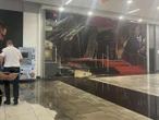 TYLKO U NAS Sufit runął w kinie w Toruniu, woda zalała wszystko. Pilna interwencja straży pożarnej