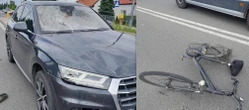 Nie żyje 60-latek Śmiertelny wypadek w Lublinie. Rowerzysta zginął pod kołami audi