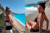 Zobacz zdjęcia Katarzyna Glinka kusi w bikini na greckich wakacjach. Figura jak nastolatka! "Syrena na kocyku"
