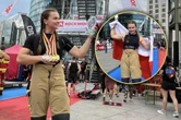 Strażaczka na medal Piękna pani strażak z Przemyśla rozpaliła Berlin! Nie ma sobie równych