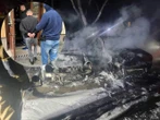 PODPALENIE Z kilku samochodów zostały tylko zgliszcza. Zatrzymano dwie osoby
