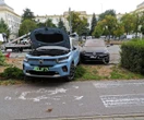 SZOK Urządził sobie tor przeszkód na Puławskiej. Rozbił BMW pod budynkiem komendy