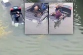 Zobacz wideo Bohater uratował mężczyznę z tonącego auta! Wideo trafiło do sieci
