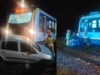 Chwile grozy Pomyliła tory z drogą. Pociąg zmiażdżył jej auto