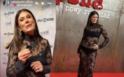 WOW! 50-letnia Sydor w bieliźnie na czerwonym dywanie. Przez koronki wszystko było widać!