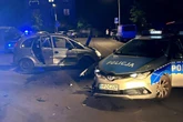 Szok! Pościg jak z filmu! Złodziej kół staranował radiowóz