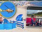 Służby w akcji Na plaży rozegrała się dramatyczna walka o życie tonącego mężczyzny. Reanimacja trwa…