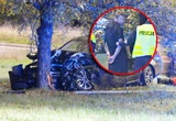 Groza Kierowca Mercedesa pod wpływem wjechał w filar wiaduktu, odbił się i huknął w drzewo