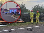 Wypadek Tragedia na DW 901. Dwie osoby zginęły w zderzeniu ciężarówki z osobówką