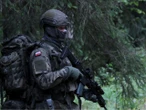 Ćwiczenia "Ognista Burza- 25" w Podlaskiem. Żołnierze WOT ćwiczą obronę przed dywersantami