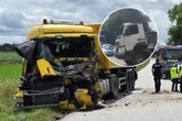 Tragedia! Dwie ciężarówki roztrzaskały się na drodze. Kierowca Scanii nie miał szans