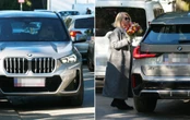 Służby sprawdzają pojazd? Małgorzata Tusk jeździ pożyczonym samochodem. Lexusa zastąpiło BMW [FOTO]