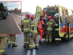 Wypadek śmiertelny Droga pod Tarnowem zablokowana. Nie żyje motocyklista