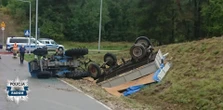 DRAMAT NA DRODZE Tragedia w Iłży. Pasażer wyleciał z pojazdu. Zginął zmiażdżony przez ciągnik