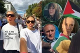 nie dla ludobójstwa Znane aktorki na ulicach stolicy. Mocne przesłanie podczas Marszu dla Palestyny