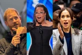 Rodzina królewska Oprah Winfrey zadrwiła z Meghan Markle i księcia Harry'ego?! Nagranie obiegło świat