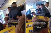Mamy wideo Bijatyka w samolocie! Pijani pasażerowie oszaleli, wszystko się nagrało