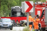 Wypadek na Mazowszu 4 osoby zginęły w potwornej kraksie. Z auta został tylko wrak