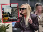 Zdjęcia paparazzi tylko u nas! Monika Olejnik nie widzi czerwonego światła? Złamała przepisy, teraz się tłumaczy