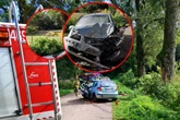 Tragedia na drodze Młody kierowca wjechał w drzewo. 29-latek jechał bez pasów i prawa jazdy