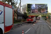 We wsi grasuje podpalacz? Podpalił dawną szkołę, pożar objął dom staruszka! Strażacy ruszyli na pomoc [ZDJĘCIA]
