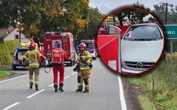 O krok od tragedii! Kamień spod kół ciężarówki przebił szybę auta i trafił pasażera! Konieczna była reanimacja